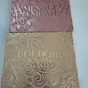 ColourPop Menage A Muah and Boudoir Noir Eyeshadow Palettes